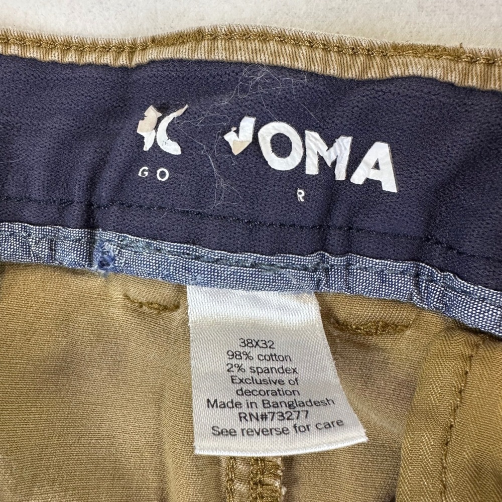 Sonoma Goods For Life Mens 38x31 Flexwear Cargo Pants Khaki Tan Straight Leg - Picture 8 of 12